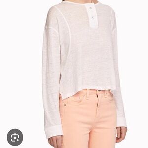 Elegant White Long Sleeve Women's Top